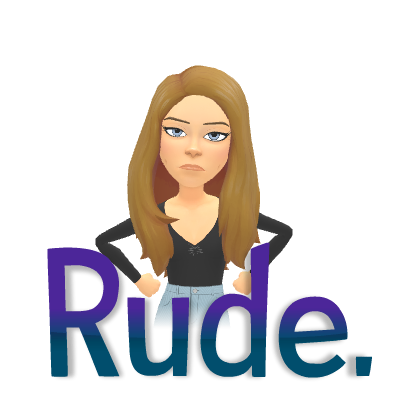 Rose Mad 'Rude' Bitmoji