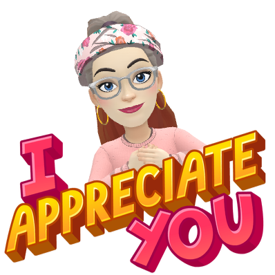 I appreciate you