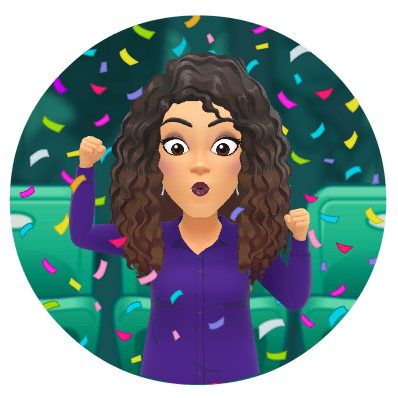 cheering bitmoji