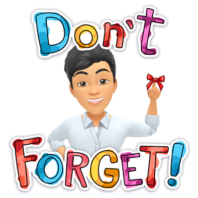 dont forget