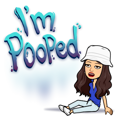 I'm pooped