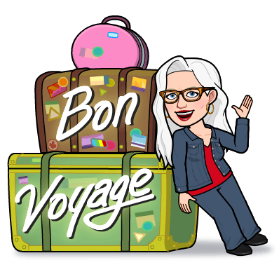 Europe again! 45th Anniversary trip. Bitmoji Image