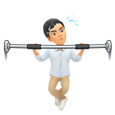 trying hard